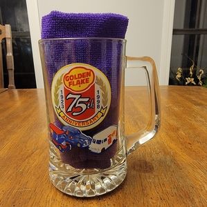 Vintage Golden Flake 75th Anniversary 1923-1998 Large 24 Oz Mug